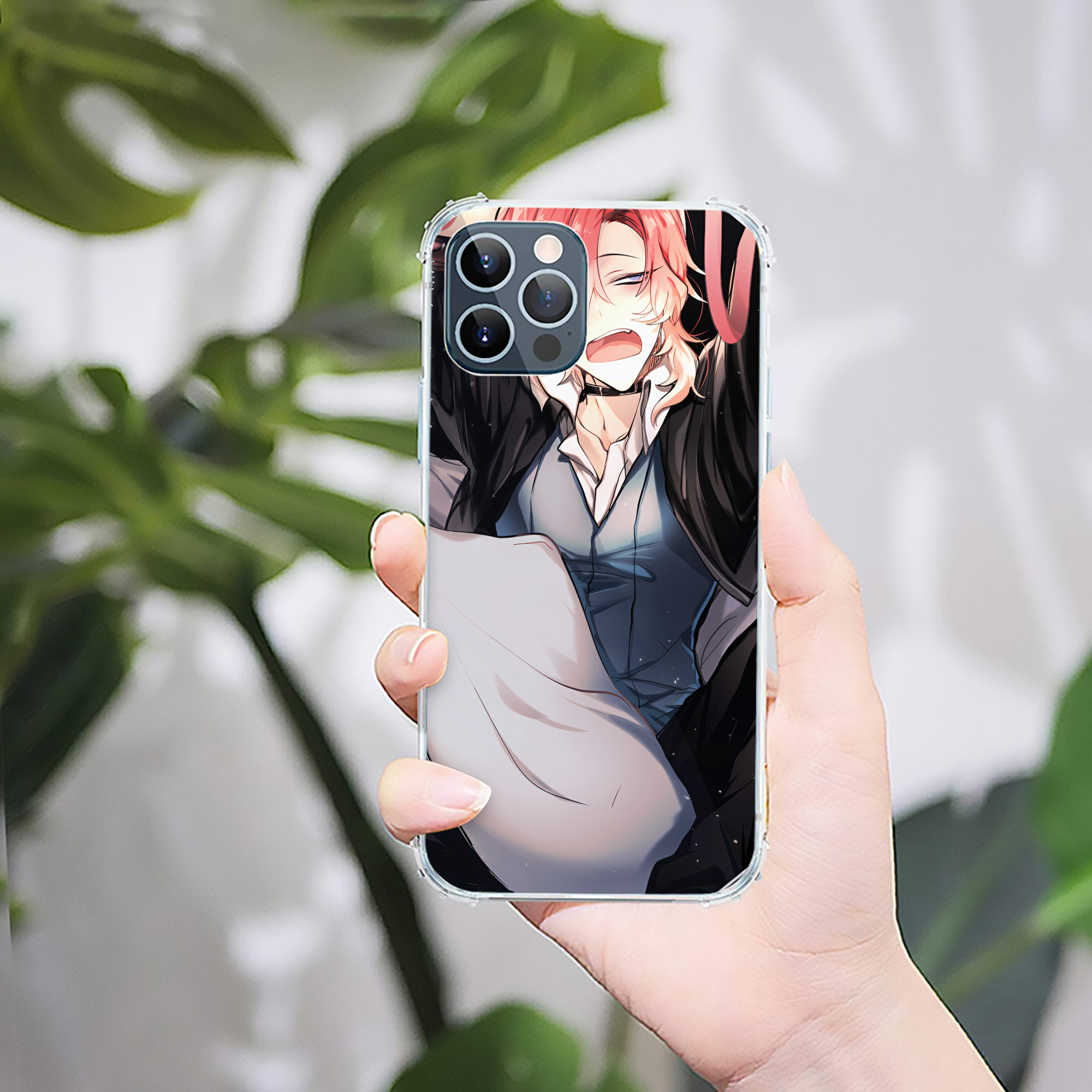 （画像用） 文豪ストレイドッグス Bungo Stray Dogs 【iPhone 12シリーズ対応】透明スマホケース（クリアソフトケース）